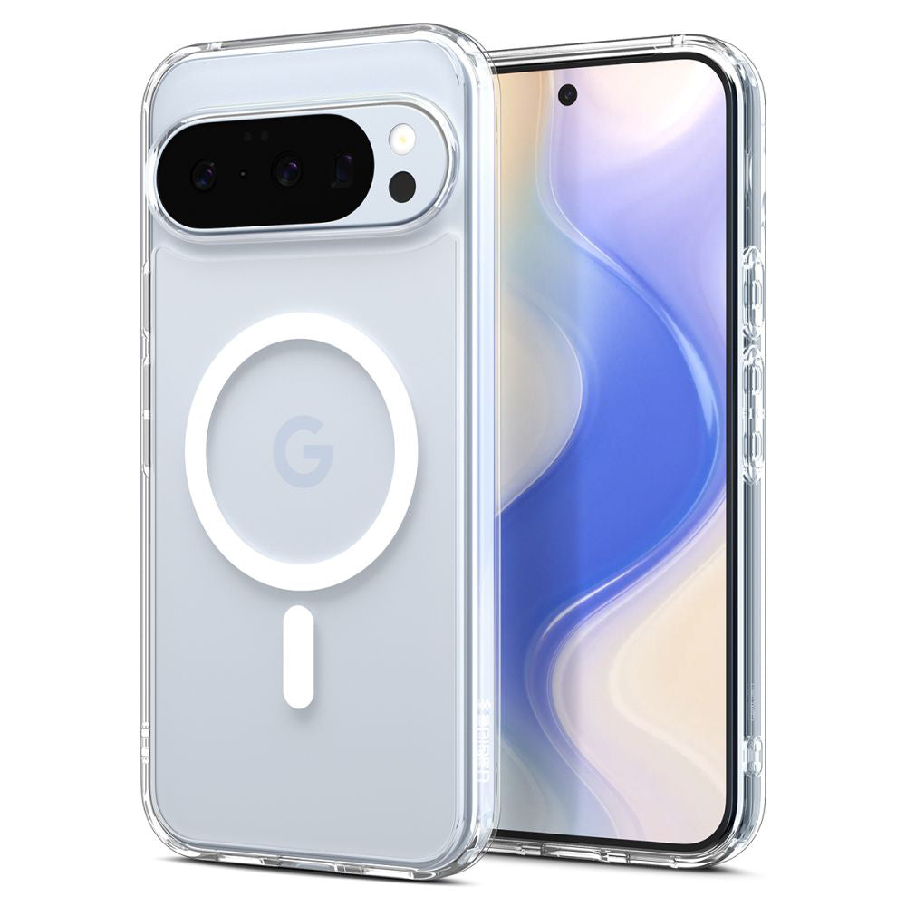 Husa de protectie Spigen Ultra Hybrid MagSafe (ACS09702) compatibil cu Google Pixel 10 / 10 Pro, Transparent / White