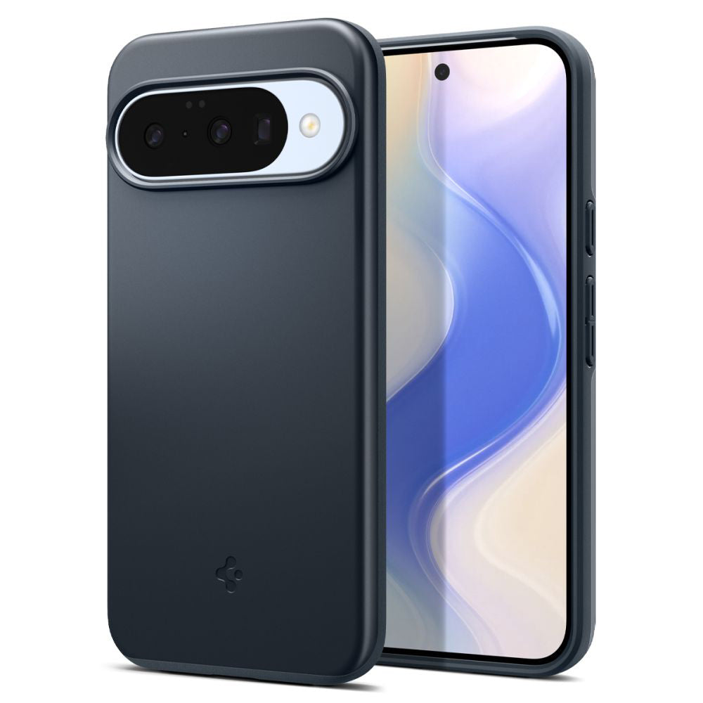 Husa de protectie Spigen Thin Fit MagSafe (ACS09700) compatibil cu Google Pixel 10 / 10 Pro, Metal Slate