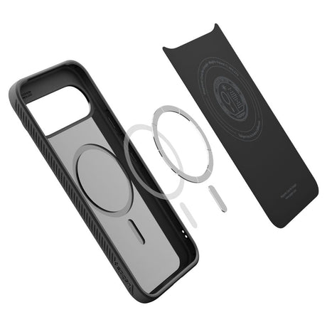 Husa de protectie Spigen Liquid Air MagSafe (ACS09695) compatibil cu Google Pixel 10 / 10 Pro, Negru Mat