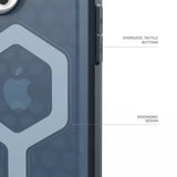 Husa de protectie UAG Essential Armor MagSafe compatibil cu iPhone 17 Pro Max, Cloud Blue