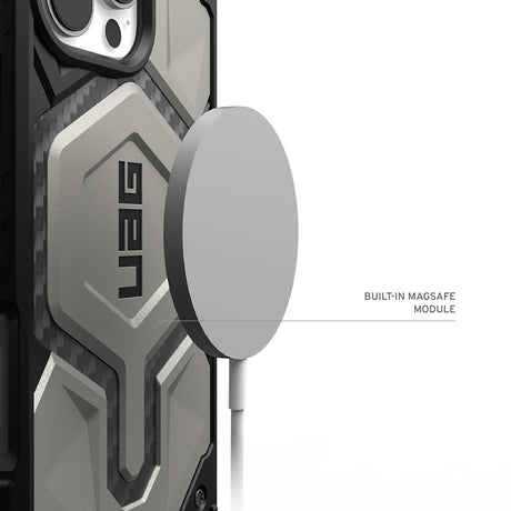 Husa de protectie UAG Monarch Pro compatibil cu iPhone 17 Pro, Titanium