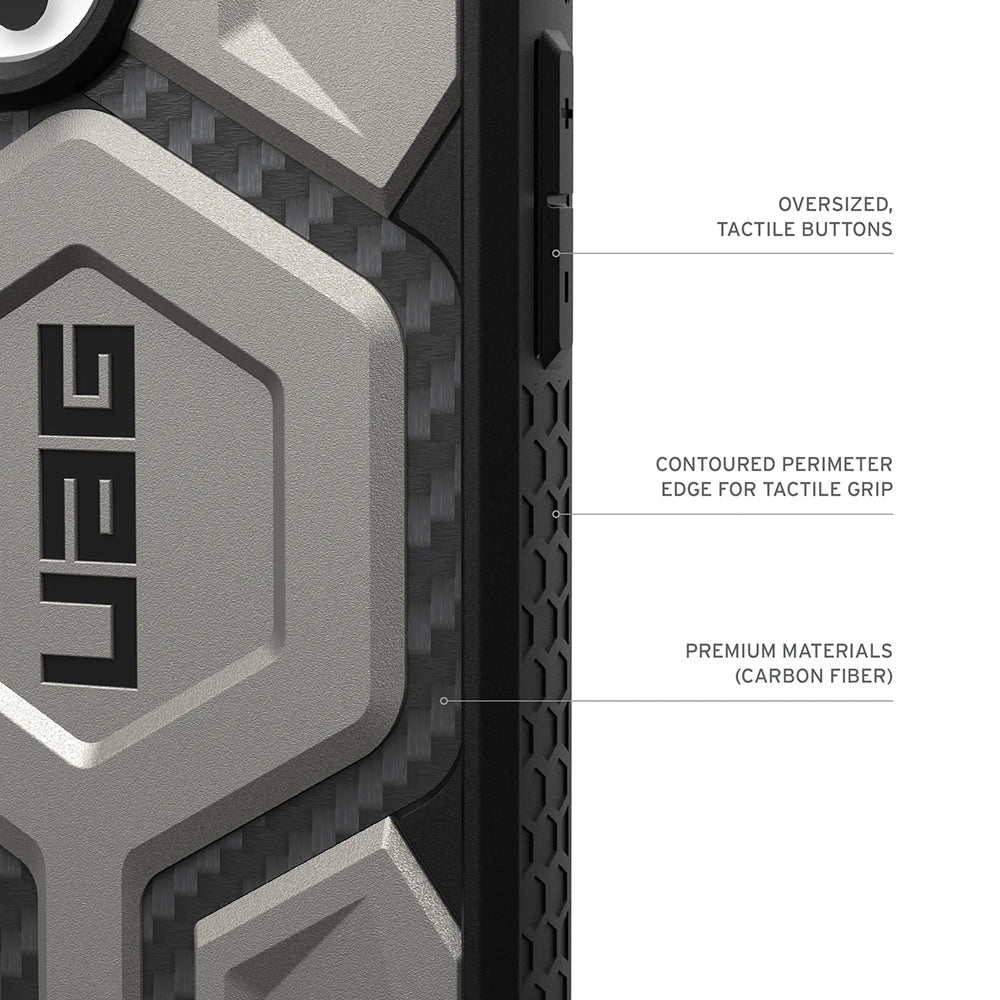 Husa de protectie UAG Monarch Pro compatibil cu iPhone 17 Pro, Titanium