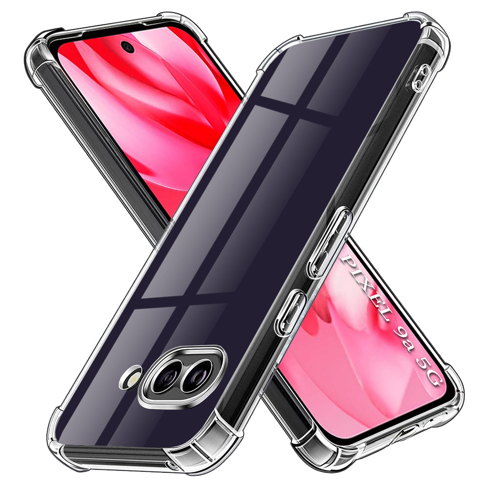 Husa de protectie Techsuit Shockproof Clear Silicone compatibil cu Google Pixel 9a, Transparent