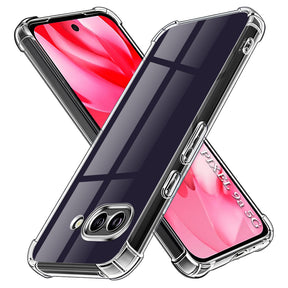 Husa de protectie Techsuit Shockproof Clear Silicone compatibil cu Google Pixel 9a, Transparent