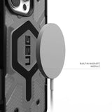 Husa de protectie UAG Pathfinder Clear MagSafe compatibil cu iPhone 17 Pro Max, Ash / Negru