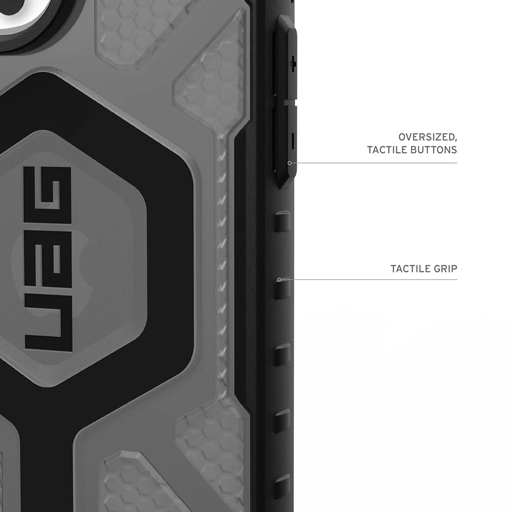 Husa de protectie UAG Pathfinder Clear MagSafe compatibil cu iPhone 17 Pro Max, Ash / Negru