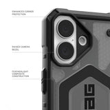 Husa de protectie UAG Pathfinder Clear MagSafe compatibil cu iPhone 17, Ash / Negru