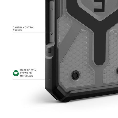 Husa de protectie UAG Pathfinder Clear MagSafe compatibil cu iPhone 17, Ash / Negru