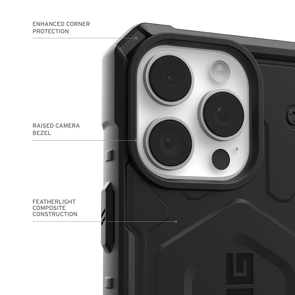 Husa de protectie UAG Pathfinder MagSafe compatibil cu iPhone 17 Pro Max, Bleumarin Camo