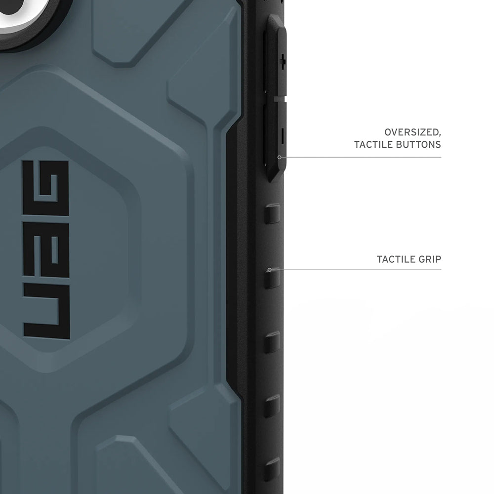 Husa de protectie UAG Pathfinder MagSafe compatibil cu iPhone 17 Pro Max, Bleumarin Camo