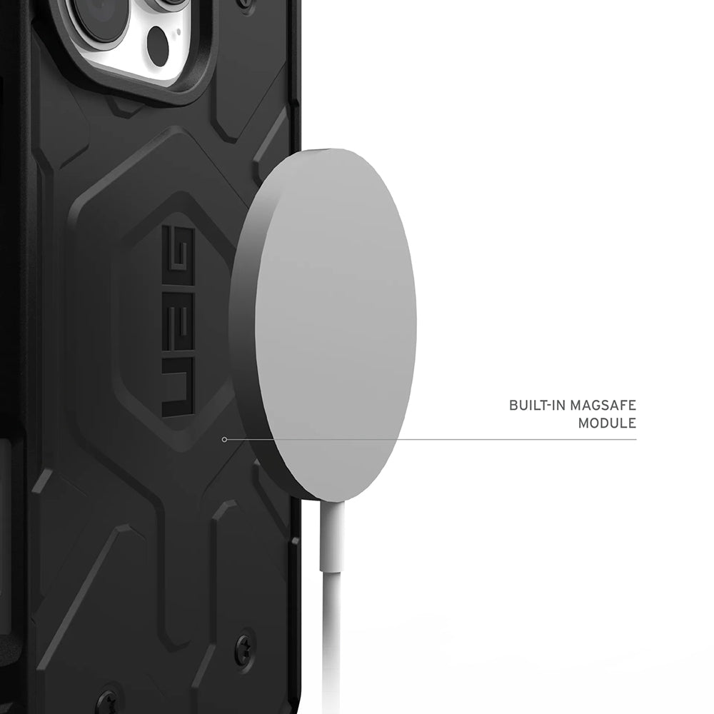 Husa de protectie UAG Pathfinder MagSafe compatibil cu iPhone 17 Pro Max, Bleumarin Camo
