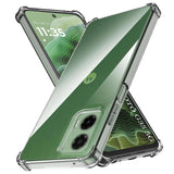 Husa de protectie Techsuit Shockproof Clear Silicone compatibil cu Motorola Moto G35, Transparent