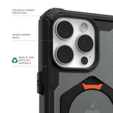 Husa de protectie UAG Plasma XTE MagSafe compatibil cu iPhone 17 Pro, Negru / Orange