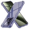 Husa de protectie Techsuit Shockproof Clear Silicone compatibil cu Xiaomi 14T, Negru Fumuriu