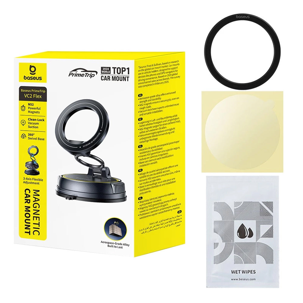 Suport Auto Baseus PrimeTrip VC2 Flex (C0013803), Magnetic, Negru