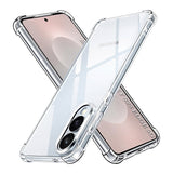 Husa de protectie Techsuit Shockproof Clear Silicone compatibil cu Samsung Galaxy S25 Edge, Transparent