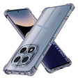 Husa de protectie Techsuit Shockproof Clear Silicone compatibil cu Xiaomi Redmi Note 14 Pro 5G / Poco X7, Negru Fumuriu