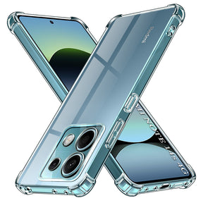 Husa de protectie Techsuit Shockproof Clear Silicone compatibil cu Xiaomi Redmi Note 14S, Transparent