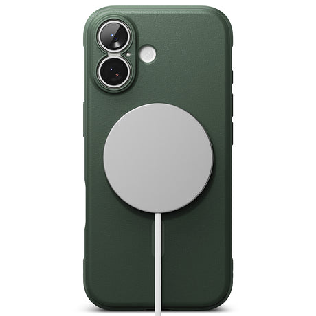 Husa de protectie Ringke Onyx MagSafe compatibil cu iPhone 17, Verde Inchis