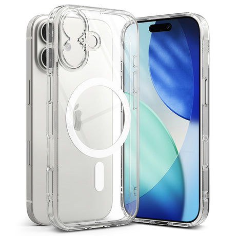 Husa de protectie Ringke Fusion MagSafe compatibil cu iPhone 17, Transparent