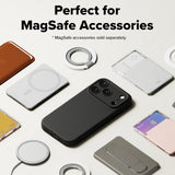 Husa de protectie Ringke Silicone Magnetic MagSafe compatibil cu iPhone 17 Pro, Negru