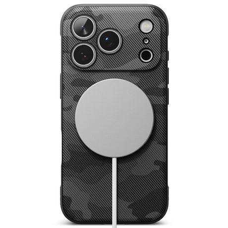 Husa de protectie Ringke Onyx MagSafe compatibil cu iPhone 17 Pro Max, Camo Black