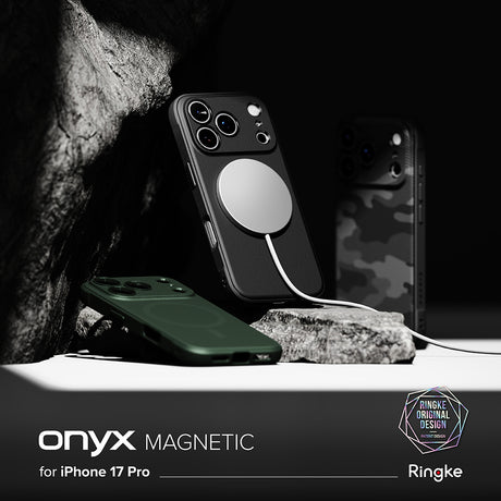 Ringke Onyx MagSafe husă verde pentru iPhone 17 Pro Max