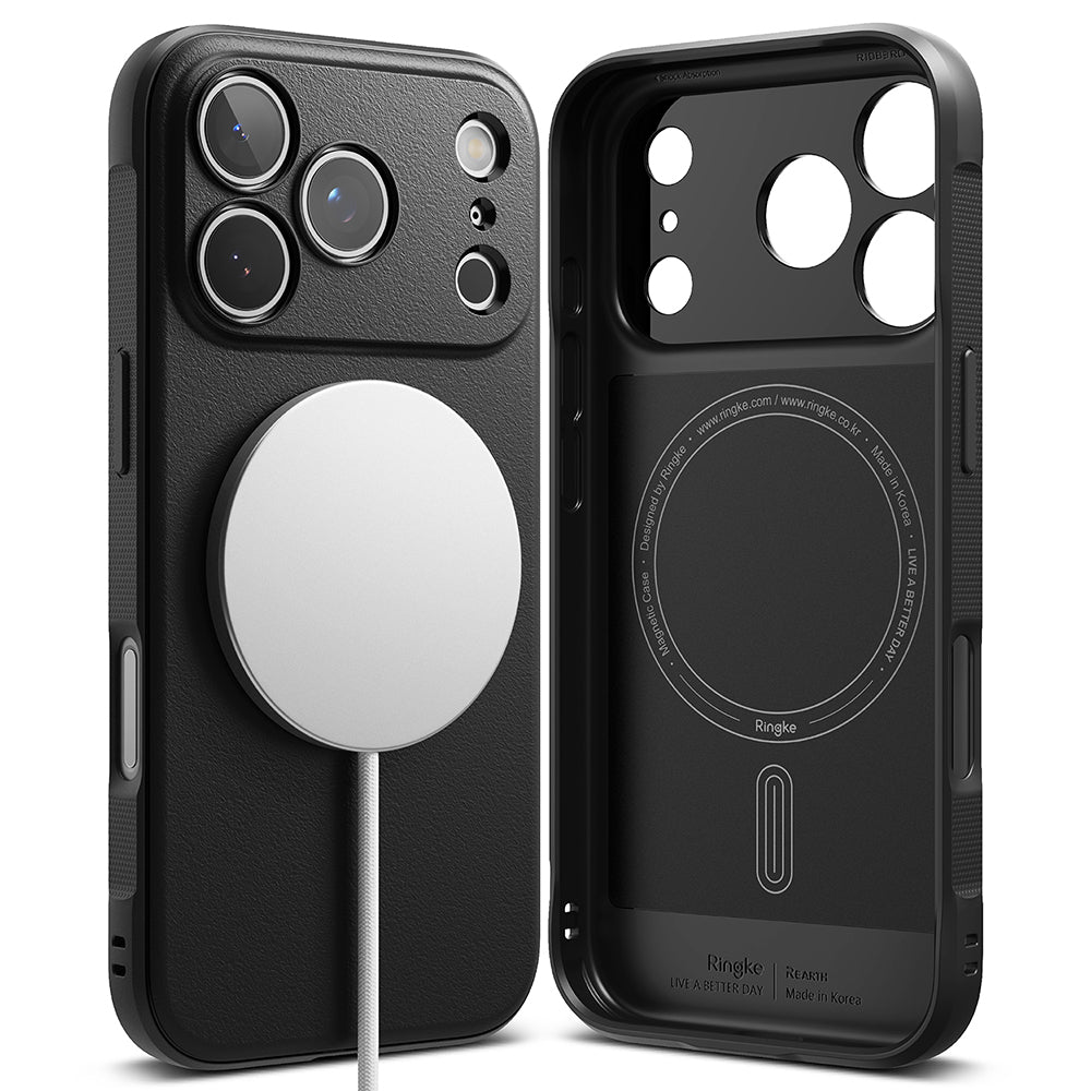 Husa de protectie Ringke Onyx MagSafe compatibil cu iPhone 17 Pro Max, Negru