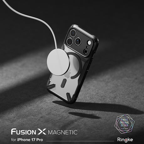 Husa de protectie Ringke Fusion X MagSafe compatibil cu iPhone 17 Pro Max, Negru