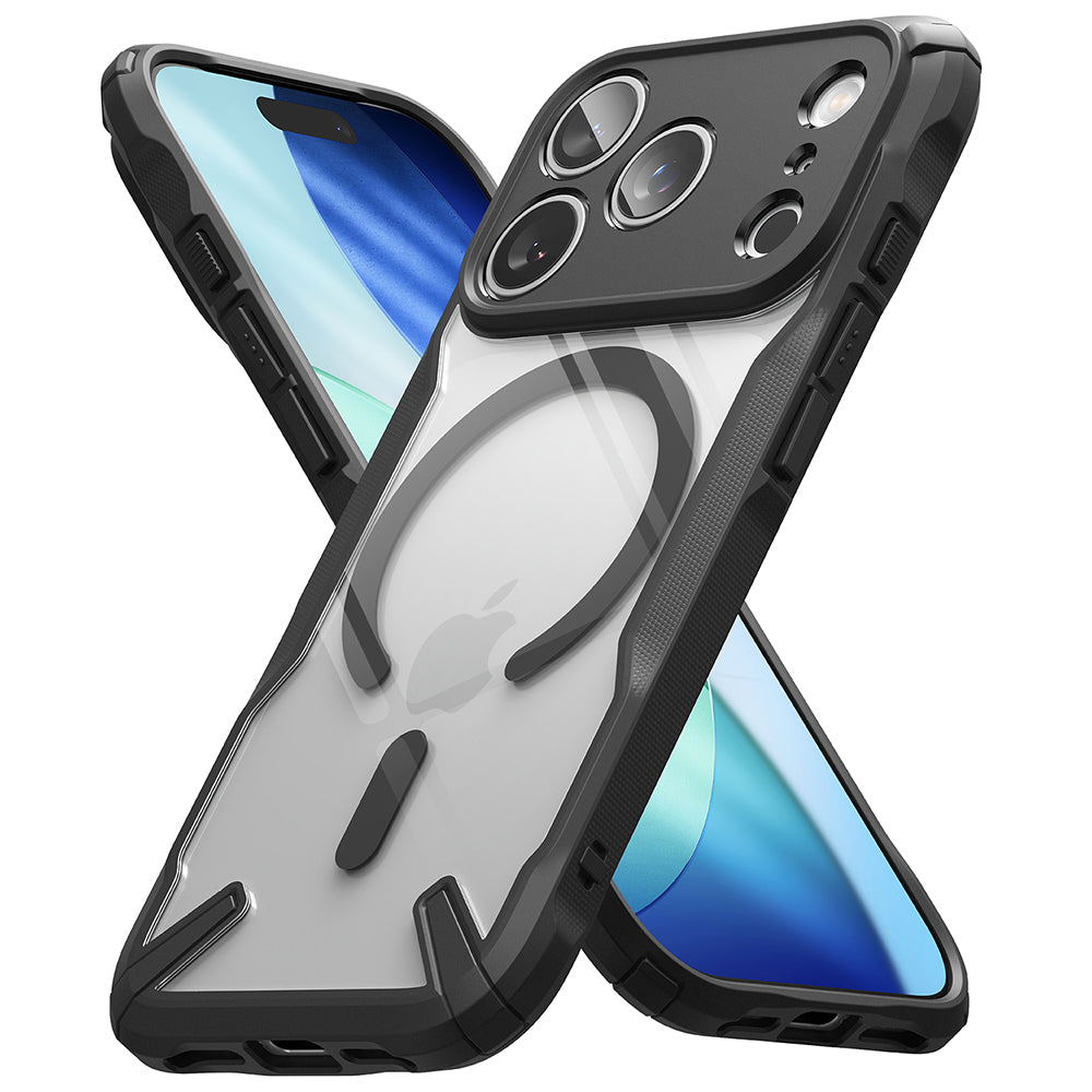 Husa de protectie Ringke Fusion X MagSafe compatibil cu iPhone 17 Pro Max, Negru