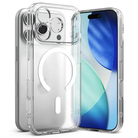 Husa de protectie Ringke Fusion MagSafe compatibil cu iPhone 17 Pro, Transparent Mat