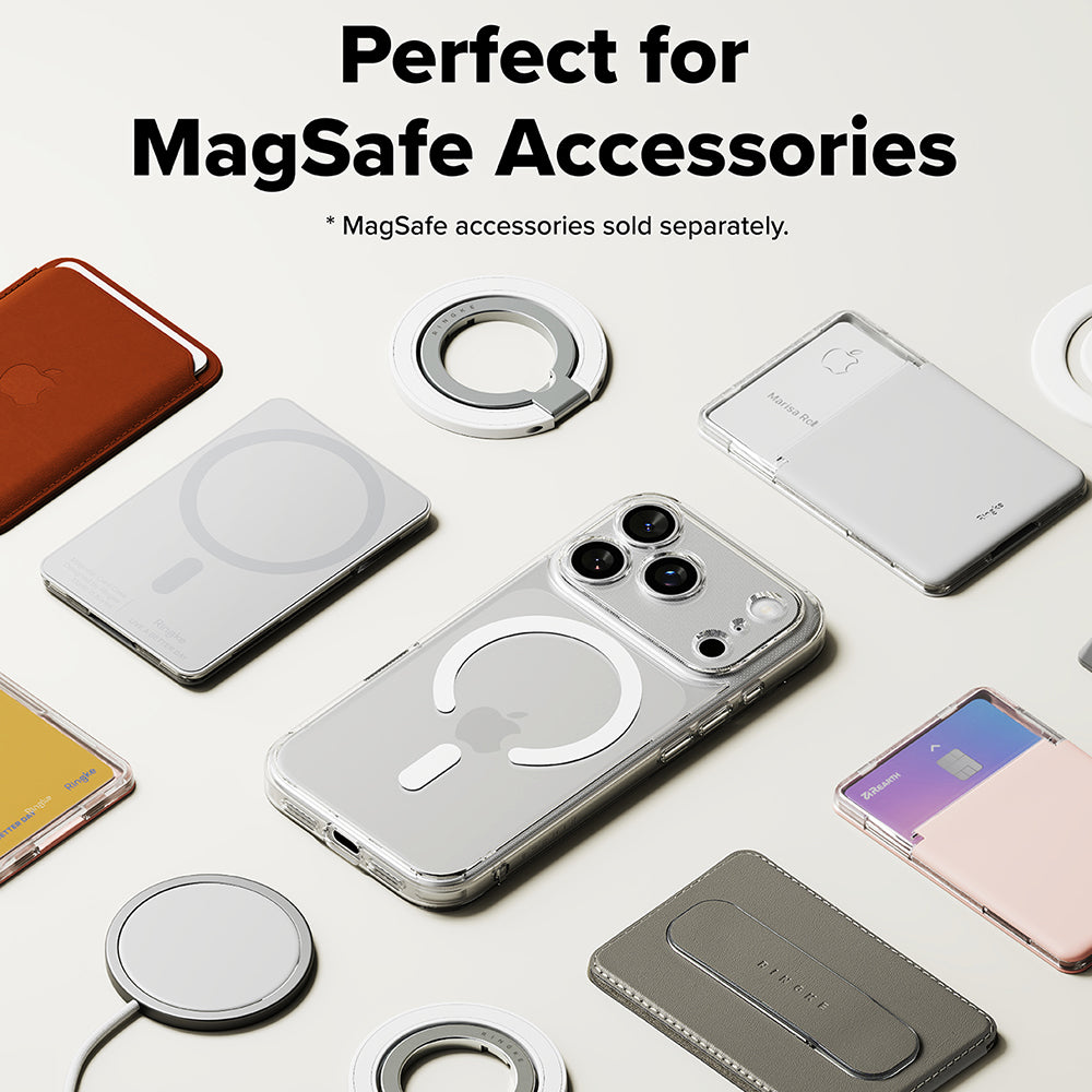 Husa de protectie Ringke Fusion MagSafe compatibil cu iPhone 17 Pro Max, Transparent