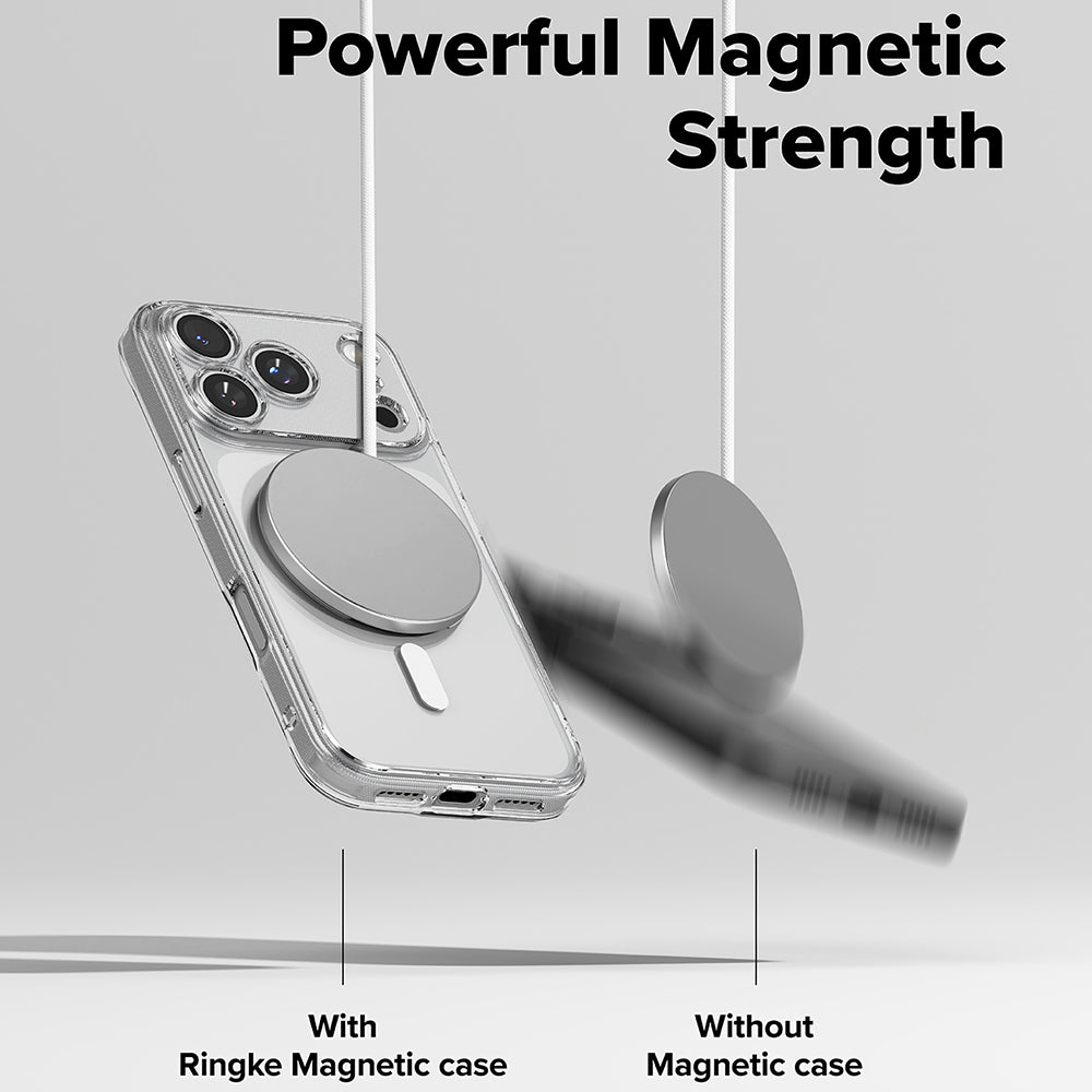 Husa de protectie Ringke Fusion MagSafe compatibil cu iPhone 17 Pro Max, Transparent