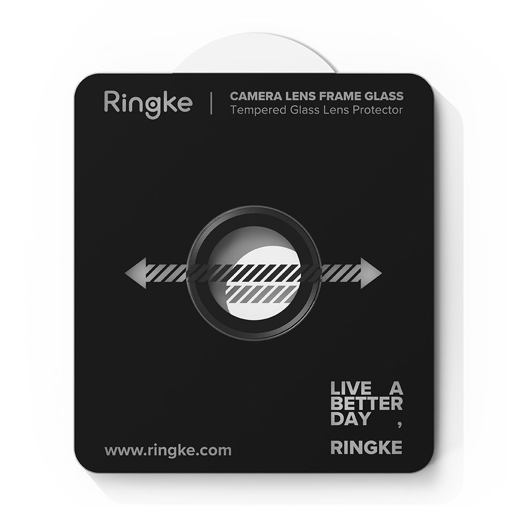 Folie de protectie Ringke Camera Lens Frame Glass (set de 2) compatibil cu iPhone 17 Air, Negru