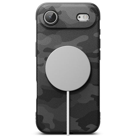 Husa de protectie Ringke Onyx MagSafe compatibil cu iPhone 17 Air, Camo Black