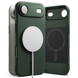 Husa de protectie Ringke Onyx MagSafe compatibil cu iPhone 17 Air, Verde Inchis