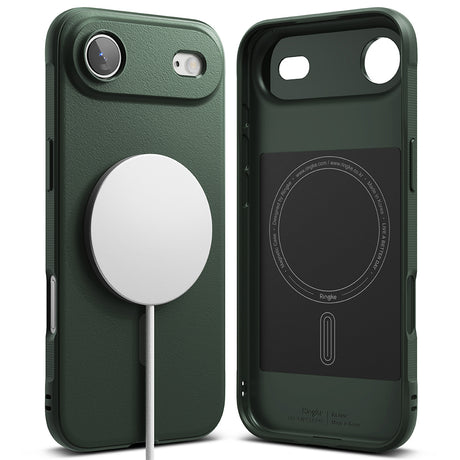 Husa de protectie Ringke Onyx MagSafe compatibil cu iPhone 17 Air, Verde Inchis