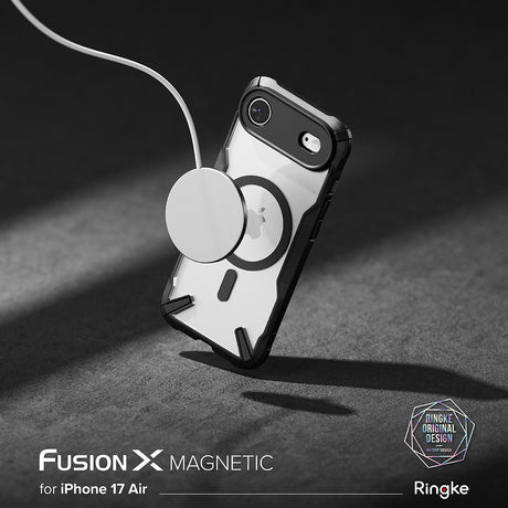 Husa de protectie Ringke Fusion X MagSafe compatibil cu iPhone 17 Air, Negru