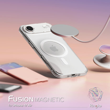Husa de protectie Ringke Fusion MagSafe compatibil cu iPhone 17 Air, Transparent Mat