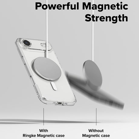 Husa de protectie Ringke Fusion MagSafe compatibil cu iPhone 17 Air, Transparent