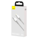 Cablu Baseus (CATLGD-02), Type-C la Lightning, 20W, 1m, Alb