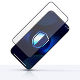 Folie de protectie 3mk HardGlass Matt Max Tempered compatibil cu iPhone 17 Air, Negru