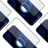 Folie de protectie 3mk HardGlass Matt Max Tempered compatibil cu iPhone 17 Air, Negru