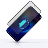 Folie de protectie 3mk HardGlass Matt Max Tempered compatibil cu iPhone 17 Air, Privacy