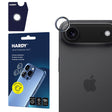 Folie de protectie 3mk Hardy Lens Protection Pro compatibil cu iPhone 17 Air, Titanium Gray