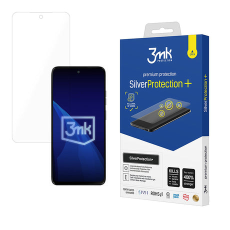 Folie de protectie 3mk SilverProtection+ Film compatibil cu Motorola Moto G15 / G15 Power, Transparent