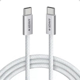 Cablu Anker Zolo A8060H21, USB-C la USB-C, alb