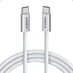 Cablu Anker Zolo A8060H21, USB-C la USB-C, alb