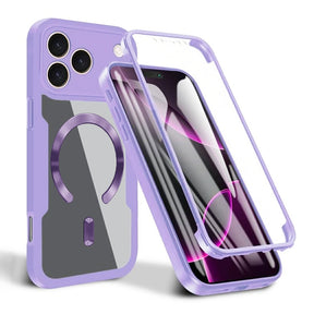 Folie de protectie Techsuit ColorVerse 360 MagSafe Series + compatibil cu iPhone 17 Pro Max, Mov