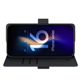 Husa de protectie 3mk Wallet compatibil cu iPhone 16 Pro Max, Negru